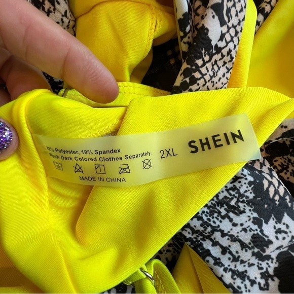 Plus Snakeskin Bikini Swimsuit size:2X - Picture 3 of 8